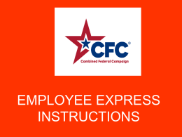 Employee Express Guide