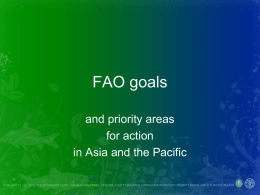 Annex05 FAO Goals and priority areas for action in Asia
