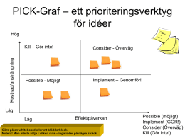 PICK-Graf – ett prioriteringsverktyg för idéer
