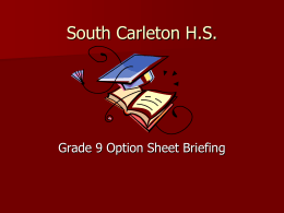 French - South Carleton High School