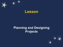 Planning and drawing a project PPT