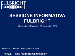 20. Presentazione Palermo programma Fulbright