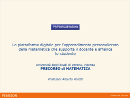 FDOC_Verona Precorsi2014 - Universit&agrave; degli Studi di Verona