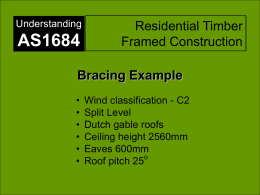 Residential timber framed construction