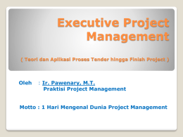 Executive Project Management 1