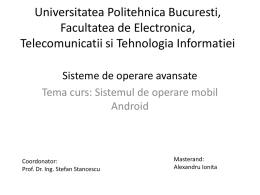 Universitatea Politehnica Bucuresti, Facultatea de Electronica