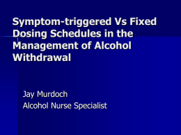 Jay Murdoch, Alcohol Nurse Specialist, Pennine Acute