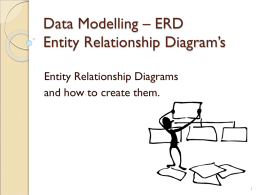 Data Modelling – ERD`s