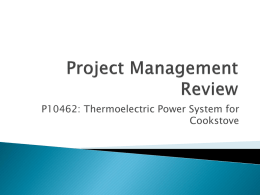 Project Management Review Presentation