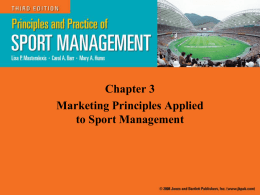 Principles & Practice of Sport Management