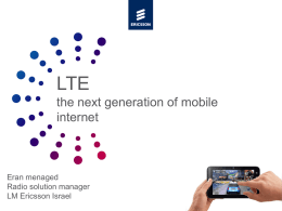 LTE the next generation of mobile internet