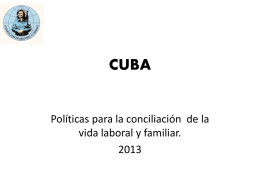 CUBA - Division de Desarrollo social de la CEPAL