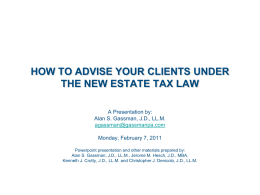 Powerpoint - Gassman Law Associates, PA