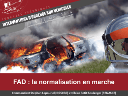 FAD : la normalisation en marche