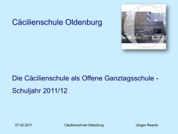 PowerPoint-Präsentation - Gymnasium Cäcilienschule Oldenburg