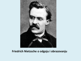 Fridrich Nietzsche