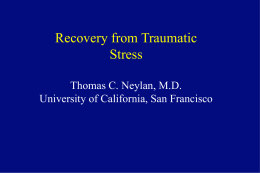 PTSD Pri Med Lecture - Institute for Health & Healing News
