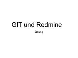 GIT-Redmine-Uebung