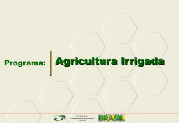 Programa Agricultura Irrigada 26/04/2011