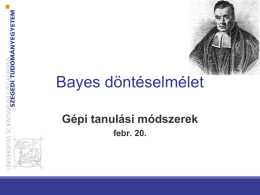 Bayes döntéselmélet