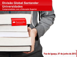 nos Prêmios Santander Universidades