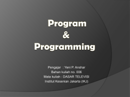 006 Program Programming
