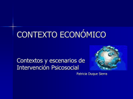 Presentación sobre contexto Económico