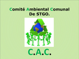 Comité Ambiental Comunal De STGO.
