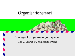 Organisationsteori