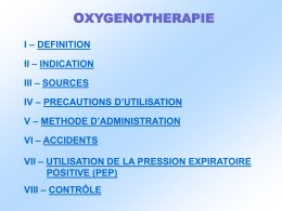 Oxygénothérapie