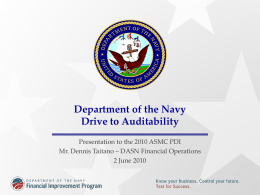 Drive to Auditability