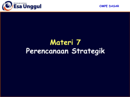 IKO125-7 Perencanaan strategik