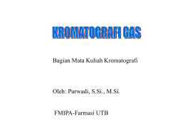 Kromatografi Gas / GC
