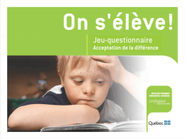 L`inclusion scolaire - Office des personnes handicapées du Québec
