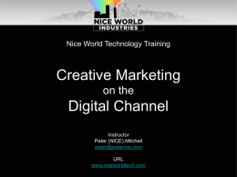 Powerpoint - Social Media Workshop