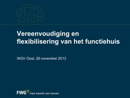 fwg functies - WGV Zorg en Welzijn