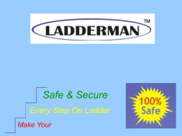 "LADDERMANTM", American & European Standard FRP LADDER