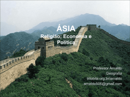 ásia religião e economia das regiões