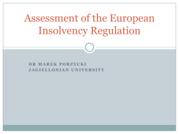 Insolvency law