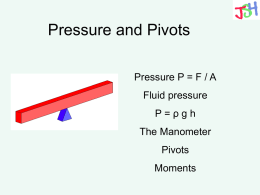 Pressure & Pivots PPT