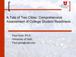 Paul Gore`s 2008 RMAIR presentation on early intervention