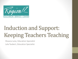 Keeping Teachers Teaching