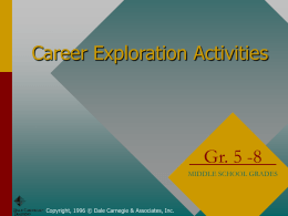 Career Exploration Activities