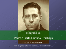 Biografía de San Alberto Hurtado