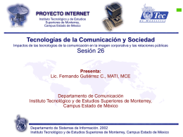 Presentación de PowerPoint - Fernando Gutiérrez :: Tecnología y
