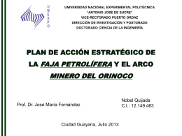 Exposicion Arco Minero y Faja Petrolífera