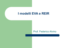 I modelli EVA e REIR