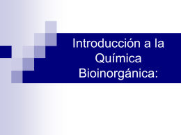 Introducción a la Quimica_Bioinorganica_2014