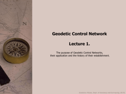 Geodetic Control Network