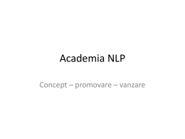Academia NLP - NLP | Dezvoltare personala